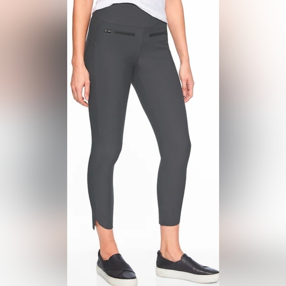 Athleta Stellar Leggings sz Medium Petite Gray